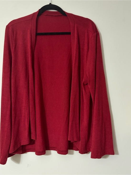 Amazon Sweaters - Amazon Women's Open-Front Red Cardigan Sweater